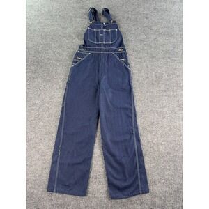 Vintage Sears Roebucks Bib Overalls Mens 30x30 Blue Denim Outdoor Farm Chore NWT